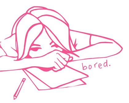 Bored girl