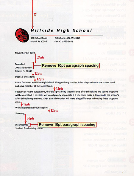 Hilside letter