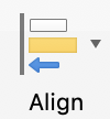 Align button