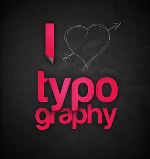 I Love Typography